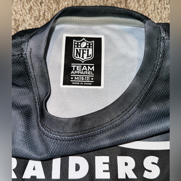 NWT NFL LAS VEGAS RAIDERS JERSEY/TEE BUNDLE - Picture 3 of 7